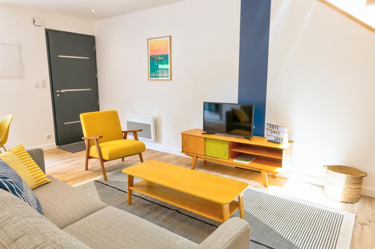 Apartamento Port De Sainte-Marine : L'Ilot - Duplex & Terrasse Combrit Exterior foto